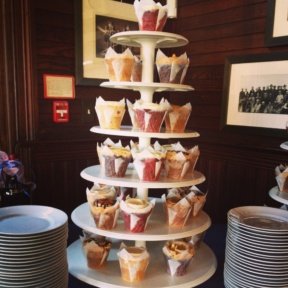 Large tray of cupcakes from Baked & Wired